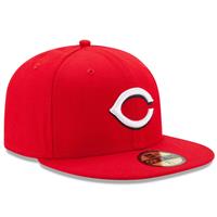 Cincinnati Reds New Era 5950 Fitted Hat - Home - Red