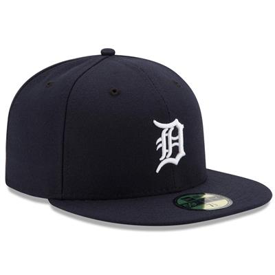 Detroit Tigers New Era 5950 Fitted Hat - Home - Navy