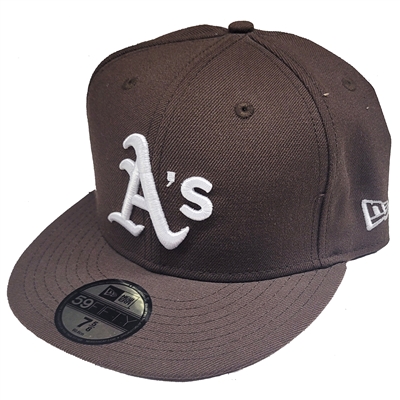 Oakland Athletics New Era 5950 Basic Fitted Hat -