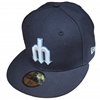 Seattle Mariners New Era 5950 Fitted Hat - Navy/Wh