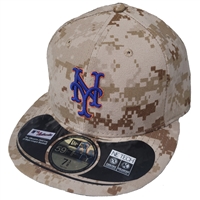 New York Mets New Era 5950 Fitted Hat - Desert Cam