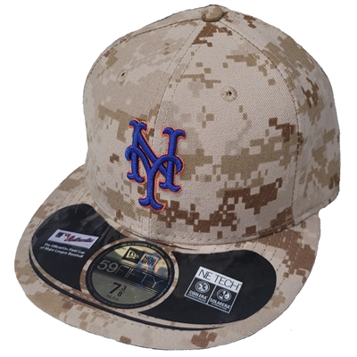 New York Mets New Era 5950 Fitted Hat - Desert Cam