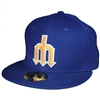 Seattle Mariners New Era 5950 Fitted Hat - Coopers