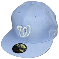 Washington Nationals New Era 5950 Fitted Hat - Lig