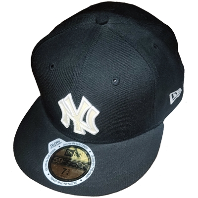 New York Yankees New Era 5950 Fitted Hat - Black -