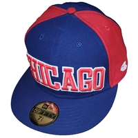 Chicago Cubs New Era 5950 Fitted Hat - Blue/Red