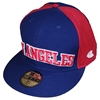 LA Dodgers New Era 5950 Fitted Hat - Blue/Red