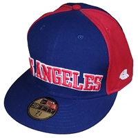 LA Dodgers New Era 5950 Fitted Hat - Blue/Red