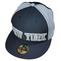 New York Yankees New Era 5950 Fitted Hat - Navy/Gr