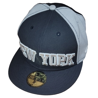 New York Yankees New Era 5950 Fitted Hat - Navy/Gr