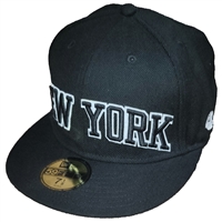 New York Yankees New Era 5950 Fitted Hat - Black
