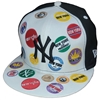 New York Yankees New Era 5950 Button Fitted Hat -