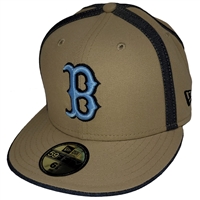 Boston Red Sox New Era 5950 Denim Strap Fitted Hat