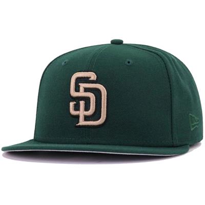 San Diego Padres New Era 5950 Fitted Hat - Alt - Green