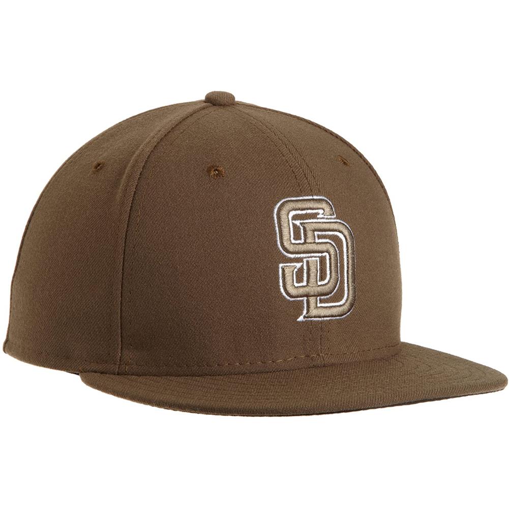 beige brown fitted hat
