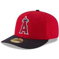 Anaheim Angels New Era 5950 Batting Practice Fitted Hat - Red