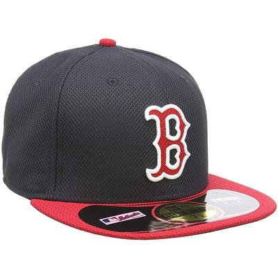 Boston Red Sox New Era 5950 Batting Practice Fitted Hat - Navy