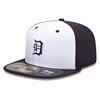 Detroit Tiger New Era 5950 Batting Practice Fitted Hat - Home - White