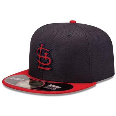 St. Louis Cardinals New Era 5950 Batting Practice Fitted Hat - Navy