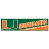 Miami Hurricanes Bumper Sticker