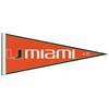 Miami Hurricanes Pennant 12" X 30"