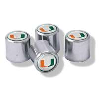 Miami Hurricanes Domed Valve Stem Caps