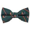 Miami Hurricanes Oxford Bow Tie