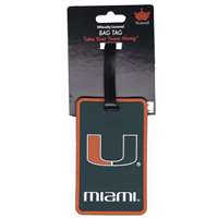 Miami Hurricanes Soft Luggage/Bag Tag