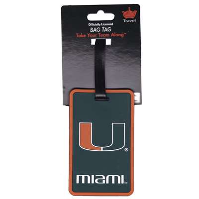 Miami Hurricanes Soft Luggage/Bag Tag