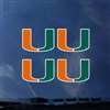 Miami Hurricanes Transfer Decals - Set of 4