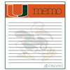 Miami Hurricanes Memo Note Pad - 2 Pads