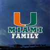 Miami Hurricanes Transfer Decal - Family