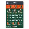 Miami Hurricanes Mini Decals - 12 Pack