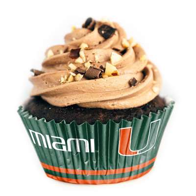 Miami Hurricanes Cupcake Liners - 36 Pack