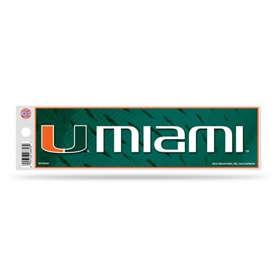 Miami Hurricanes Bumper Sticker