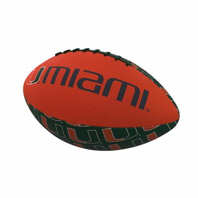 Miami Hurricanes Rubber Repeating Football