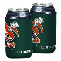 Miami Hurricanes Oversized Logo Flat Coozie