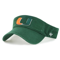 Miami Hurricanes 47 Brand Clean Up Adjustable Visor