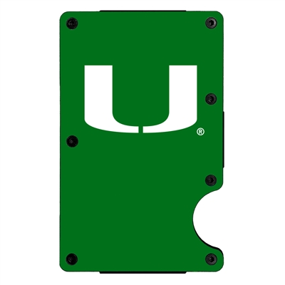 Miami Hurricanes Aluminum RFID Cardholder