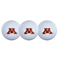 Minnesota Golden Gophers Golf Balls - 3 Pack