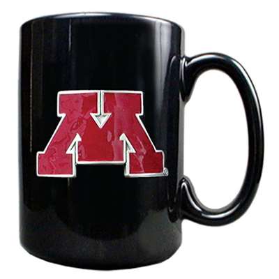 Minnesota Golden Gophers 15oz Black Ceramic Mug