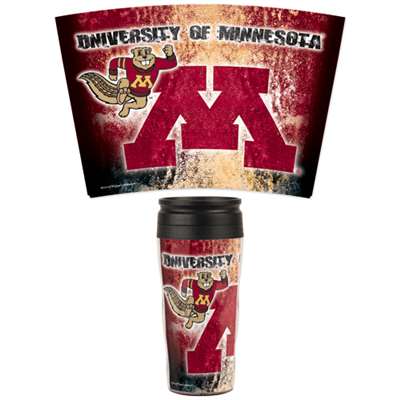 Minnesota Golden Gophers 16oz Plastic Travel Mug