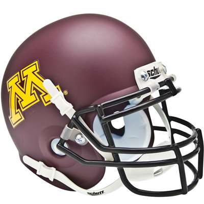 Minnesota Golden Gophers Mini Helmet by Schutt - Matte Maroon