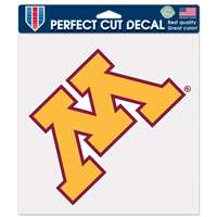 Minnesota Golden Gophers Full Color Die Cut Decal - 8" X 8"