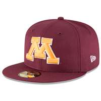 Minnesota Golden Gophers New Era 5950 Fitted Baseball - Maroon