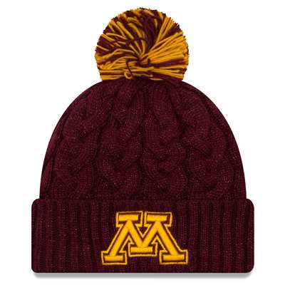 Minnesota Golden Gophers New Era Women's Cozy Cable Knit Beanie