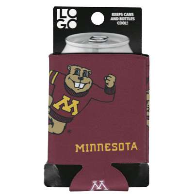 Minnesota Golden Gophers Oversized Logo Flat Coozie