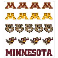 Minnesota Golden Gophers Multi-Purpose Vinyl Sticker Sheet