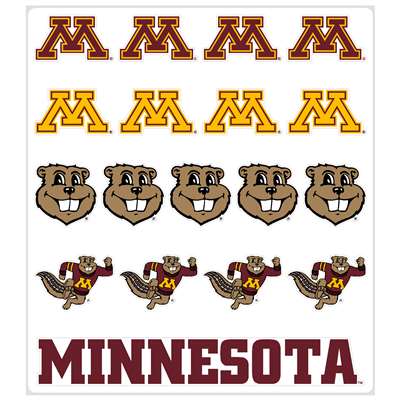 Minnesota Golden Gophers Multi-Purpose Vinyl Sticker Sheet