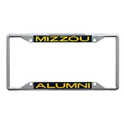 Missouri Tigers  Metal Alumni Inlaid Acrylic License Plate Frame - Mizzou